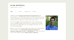 Desktop Screenshot of alanbarreca.com